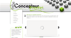 Desktop Screenshot of concepteur-internet.fr
