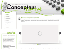 Tablet Screenshot of concepteur-internet.fr